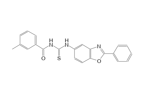 N-(3-methylbenzoyl)-N'-(2-phenyl-1,3-benzoxazol-5-yl)thiourea