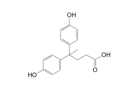 4,4-bis(p-hydroxyphenyl)valeric acid