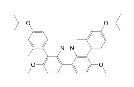 [1,1':3',1'':3'',1'''-Quaterphenyl]-2',2''-diamine, 4'',6'-dimethoxy-2,2'''-dimethyl-4,4'''-bis(1-methylethoxy)-