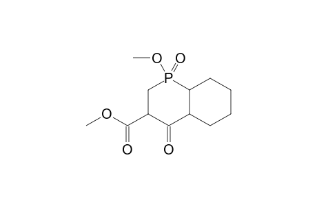 METHYL-1-METHOXY-1,4-DIOXO-2,3,4A,5,6,7,8,8A-OCTAHYDRO-1-LAMBDA-(5)-PHOSPHINOLINE-3-CARBOXYLATE;ISOMER-#1