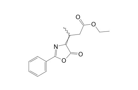 beta-METHYL-5-OXO-2-PHENYL-2-OXAZOLINE-delta4,beta-PROPIONIC ACID,ETHYL ESTER