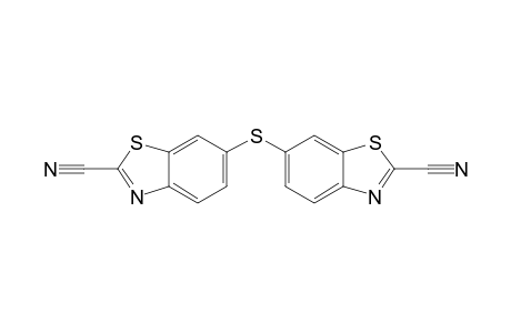 6-[(2-cyano-1,3-benzothiazol-6-yl)sulfanyl]-1,3-benzothiazole-2-carbonitrile