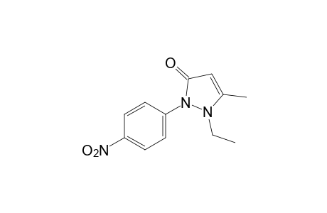 2-ethyl -3-methyl -1-(p-nitrophenyl)-3-pyrazolin-5-one