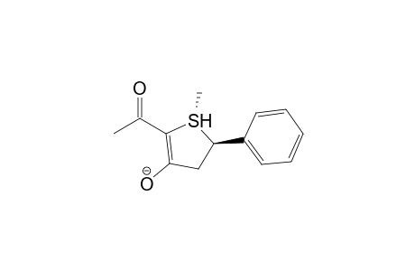 (1R,5R)-2-Acetyl-1-methyl-5-phenyl-4,5-dihydro-1H-1lambda*4*-thiophen-3-ol anion