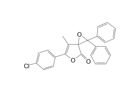 5-(4-Chlorophenyl)-4-methyl-3',3'-diphenyl-2,3-dihydrofuran-3-spiro-2'-oxiran-2-one