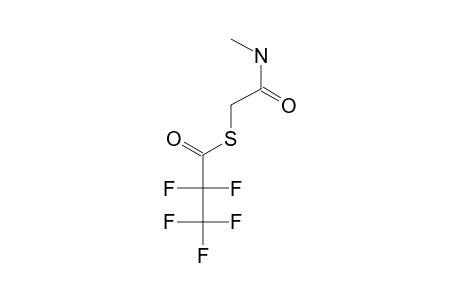 N-Methyl-mercaptoacetamide, S-pentafluoropropionyl-