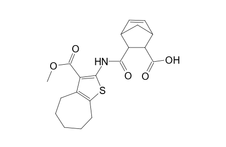 3-({[3-(methoxycarbonyl)-5,6,7,8-tetrahydro-4H-cyclohepta[b]thien-2-yl]amino}carbonyl)bicyclo[2.2.1]hept-5-ene-2-carboxylic acid