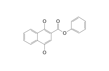 2-Naphthalenecarboxylic acid, 1,4-dihydroxy-, phenyl ester