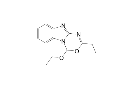 6-Ethoxy-2-ethyl-1,3-oxadiazino[1,2-a]-benzimidazole