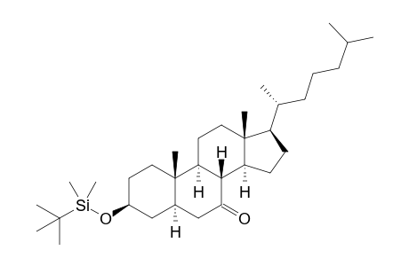 (3S,5R,8R,9S,10S,13R,14S,17R)-3-[tert-butyl(dimethyl)silyl]oxy-10,13-dimethyl-17-[(2R)-6-methylheptan-2-yl]-1,2,3,4,5,6,8,9,11,12,14,15,16,17-tetradecahydrocyclopenta[a]phenanthren-7-one