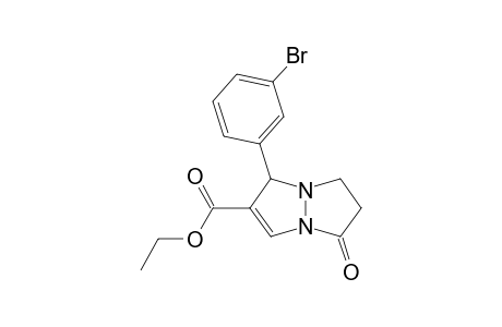 Ethyl 1-(3-Bromophenyl)-5-oxo-6,7-dihydro-1H,5H-pyrazolo[1,2-a]pyrazole-2-carboxylate