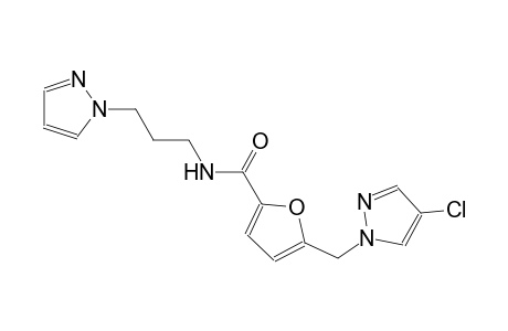 2-furancarboxamide, 5-[(4-chloro-1H-pyrazol-1-yl)methyl]-N-[3-(1H-pyrazol-1-yl)propyl]-