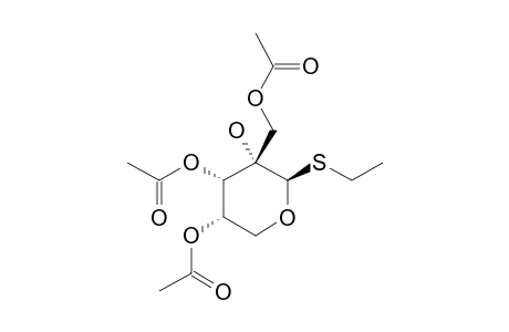 ETHYL-2-C-ACETOXYMETHYL-3,4-DI-O-ACETYL-1-THIO-BETA-D/ALPHA-L-RIBOPYRANOSIDE