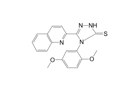 4-(2,5-Dimethoxy-phenyl)-5-quinolin-2-yl-2,4-dihydro-[1,2,4]triazole-3-thione