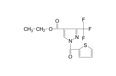 1-(2-thenoyl)-3-(trifluoromethyl)pyrazole-4-carboxylic acid, ethyl ester