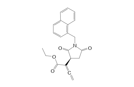 (S)-ethyl 2-(1-(naphthalen-1-ylmethyl)-2,5-dioxopyrrolidin-3-yl)buta-2,3-dienoate