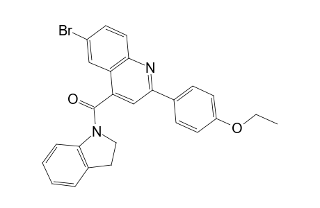 4-[6-bromo-4-(2,3-dihydro-1H-indol-1-ylcarbonyl)-2-quinolinyl]phenyl ethyl ether