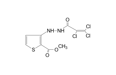 3-[2-(trichloroacryloyl)hydrazino]-2-thiophenecarboxylic acid, methyl ester