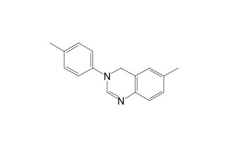 3,4-dihydro-6-methyl-3-(p-tolyl)quinazoline