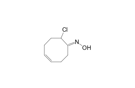 4-Cycloocten-1-one, 8-chloro-, oxime, (Z)-