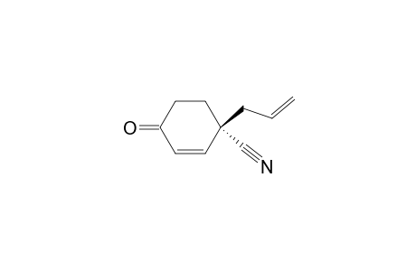 2-Cyclohexene-1-carbonitrile, 4-oxo-1-(2-propenyl)-, (R)-