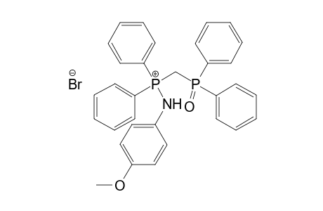 N-(4-Methoxyphenyl)-P,P-diphenyl-p-(diphenylphosphinoyl)methyl-phosphonium bromide salt