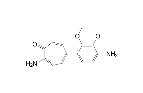 2-Amino-5-(4-amino-2,3-dimethoxyphenyl)tropone