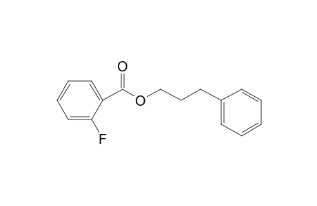 2-Fluorobenzoic acid, 3-phenylpropyl ester