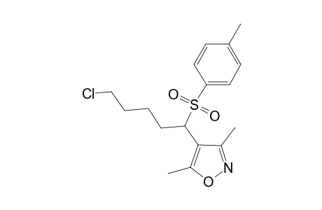 1-(3',5'-Dimethyl-4'-isoxazolyl)-5-chloropentyl-(p-tolyl)sulfone