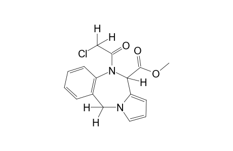 10-(chloroacetyl)-10,11-dihydro-5H-pyrrolo[2,1-c][1,4]benzodiazepine-11-carboxylic acid, methyl ester