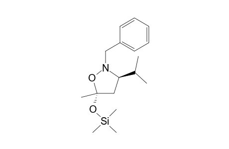 TRANS-2-BENZYL-3-ISOPROPYL-5-METHYL-5-(TRIMETHYLSILOXY)-ISOXAZOLIDINE