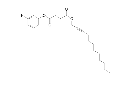 Succinic acid, tridec-2-yn-1-yl 3-fluorophenyl ester