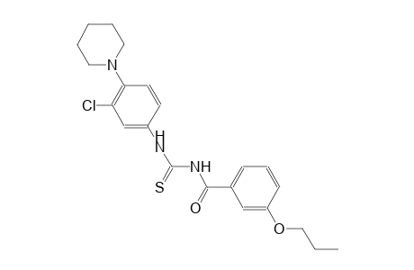 thiourea, N-[3-chloro-4-(1-piperidinyl)phenyl]-N'-(3-propoxybenzoyl)-