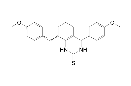 3,4,5,6,7,8-hexahydro-8-(p-methoxybenzylidene)-4-(p-methoxyphenyl)-2(1H)-quinazolinethione