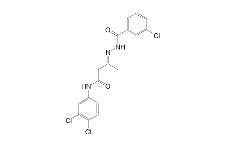 3-[(3-Chlorobenzoyl)hydrazono]-N-(3,4-dichlorophenyl)butyramide