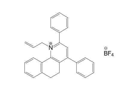 1-allyl-5,6-dihydro-2,4-diphenylbenzo[h]quinolinium tetrafluoroborate(1-)