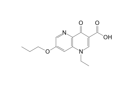 1,4-dihydro-1-ethyl-4-oxo-7-propoxy-1,5-naphthyridine-3-carboxylic acid