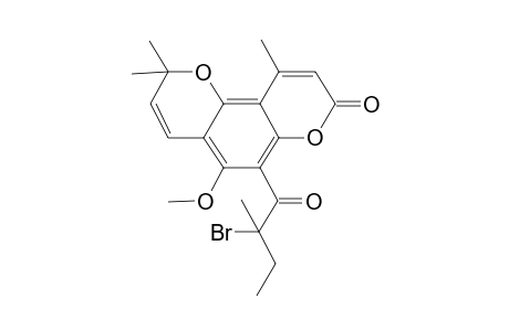 6-(2-BROMO-2-METHYLBUTANOYL)-5-METHOXY-2,2,10-TRIMETHYL-2H,8H-BENZO-[1,2-B:3,4-B']-DIPYRAN-8-ONE