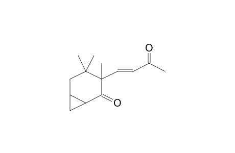 3,4,4-Trimethyl-3-(3-oxo-but-1-enyl)-bicyclo[4.1.0]heptan-2-one