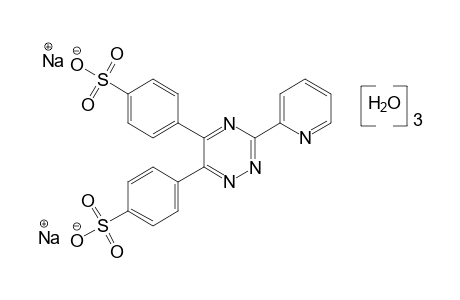 5,6-BIS(p-SULFOPHENYL)-3-(2-PYRIDYL)-as-TRIAZINE, DISODIUM SALT, TRIHYDRATE