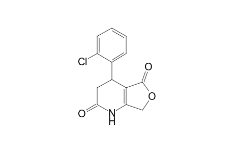 4-(2-CHLOROPHENYL)-5-OXO-1,2,3,4,5,7-HEXAHYDROFURO-[3,4-B]-2(1H)-PYRIDONE