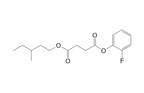 Succinic acid, 2-fluorophenyl 3-methylpentyl ester