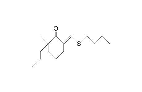 2-(N-Butylthiomethylidene)-6-methyl-6-propyl-cyclohexanone