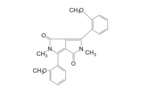 3,6-BIS(o-METHOXYPHENYL)-2,5-DIMETHYLPYRROLO[3,4-c]PYRROLE-1,4(2H,5H)-DIONE (relaxed crystal lattice)