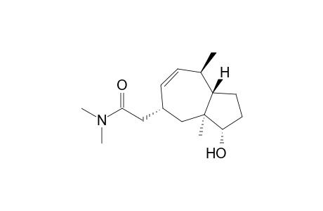 5-Azuleneacetamide, 1,2,3,3a,4,5,8,8a-octahydro-3-hydroxy-N,N,3a,8-tetramethyl-, (3.alpha.,3a.alpha.,5.alpha.,8.beta.,8a.beta.)-(.+-.)-