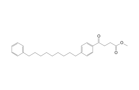 Methyl 4-oxo-4-[4-(9-phenylnonyl)phenyl]butanoate
