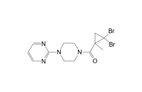 2-{4-[(2,2-dibromo-1-methylcyclopropyl)carbonyl]-1-piperazinyl}pyrimidine