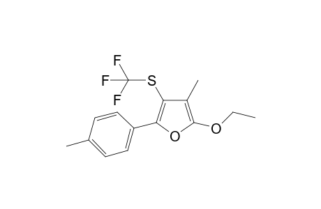 2-ethoxy-3-methyl-5-p-tolyl-4-(trifluoromethylthio)furan