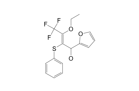 (E)-2-ETHOXY-1,1,1-TRIFLUORO-3-(PHENYLTHIO)-4-(2-FURYL)-BUT-2-EN-4-OL