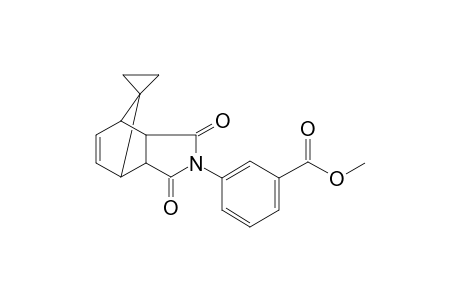 methyl 3-((3aR,7aS)-1,3-dioxo-3a,4,7,7a-tetrahydro-1H-spiro[4,7-methanoisoindole-8,1'-cyclopropan]-2(3H)-yl)benzoate